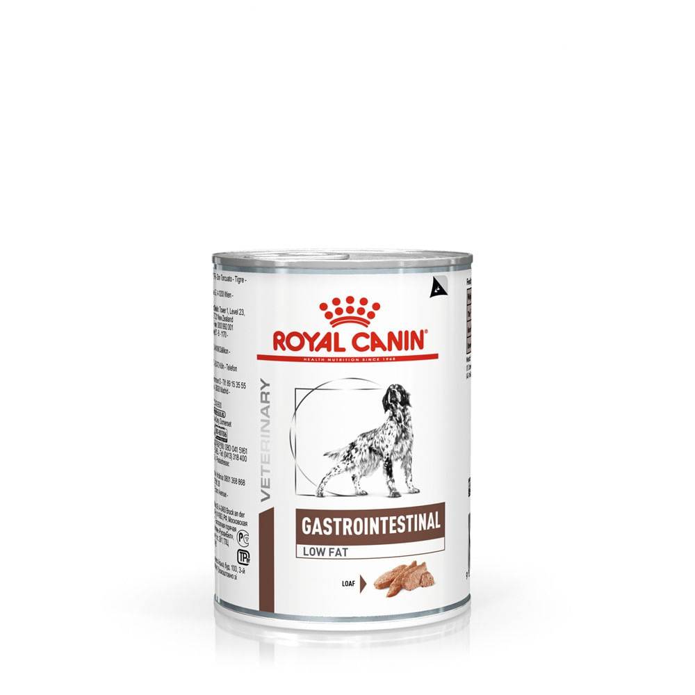 Royal canin ração úmida gastro intestinal low fat wet (410g)