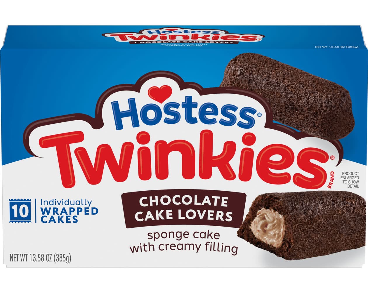 Hostess Twinkies Chocolate Lovers Sponge Cake (13.58 oz, 10 ct)