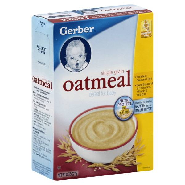 Gerber Single-Grain Oatmeal Baby Cereal Delivery Near Me Order