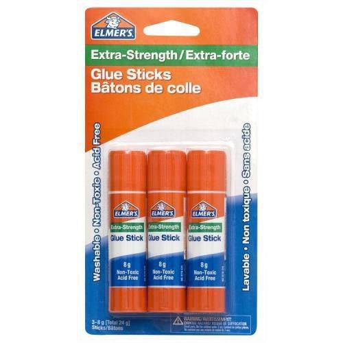 Elmer's Extra-Strength Glue Sticks (3 x 8 g)