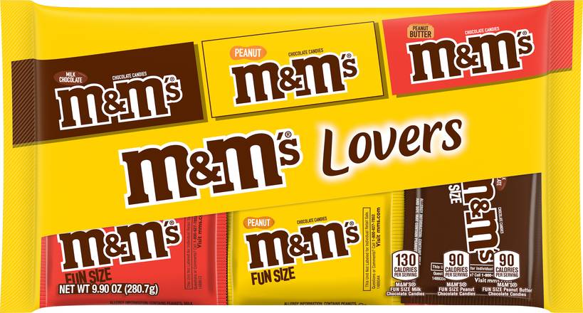 M&M's Fun Size Peanut Butter Chocolate Candies