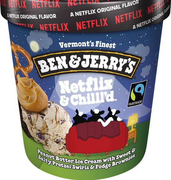 Ben & Jerry's Netflix and Chilll'd Ice Cream (peanut butter)