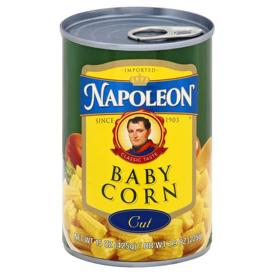 Napoleon Cut Baby Corn (15 oz)