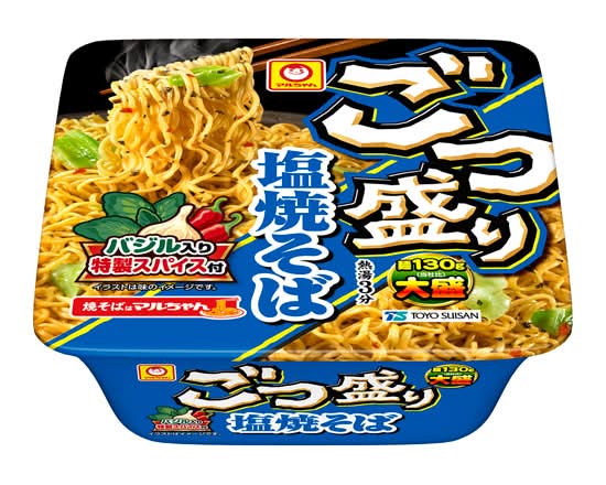 371561:マルちゃん ごつ盛り 塩焼そば カップ 156G / Maruchan Gotsumori Big Shio Yakisoba, 156G
