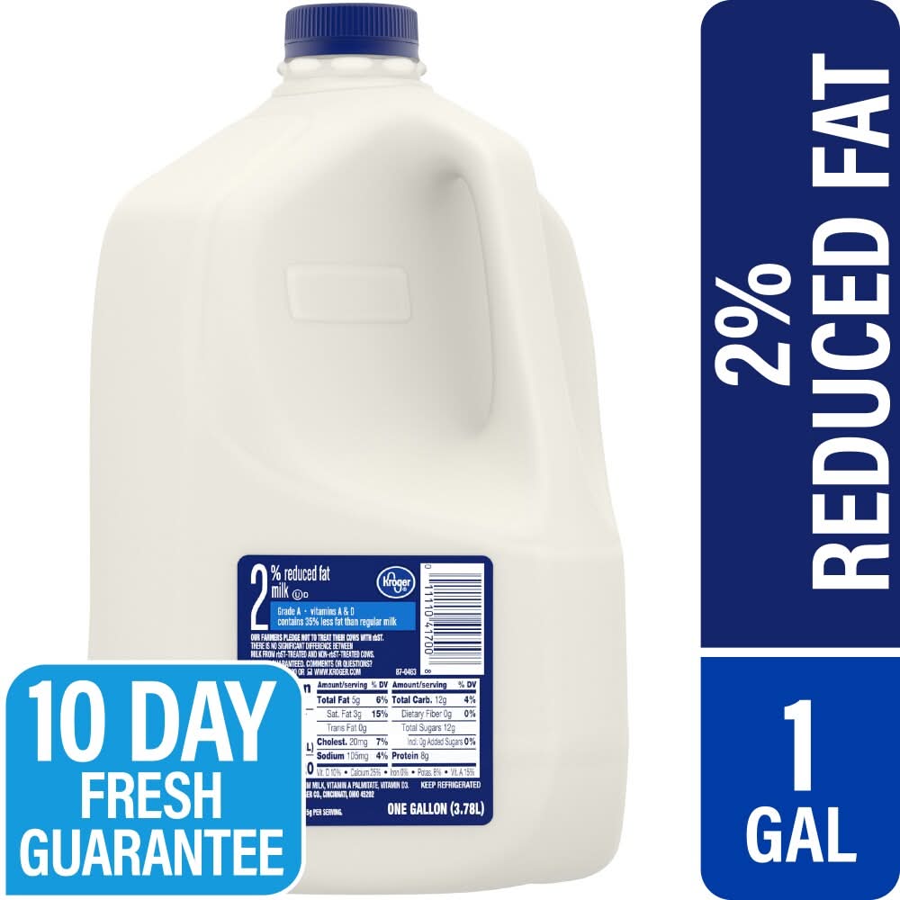 Kroger 2% Reduced Fat Milk (1 gal)
