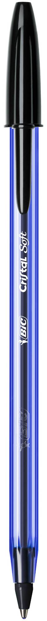 Esferográfica Preta Bic Cristal Soft