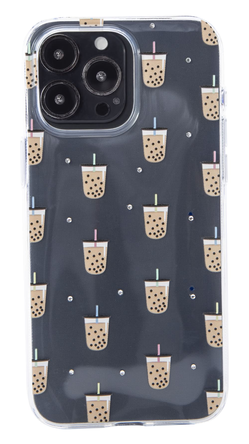 iPhone 15 Pro Max® Crystal Phone Case Bubble Tea
