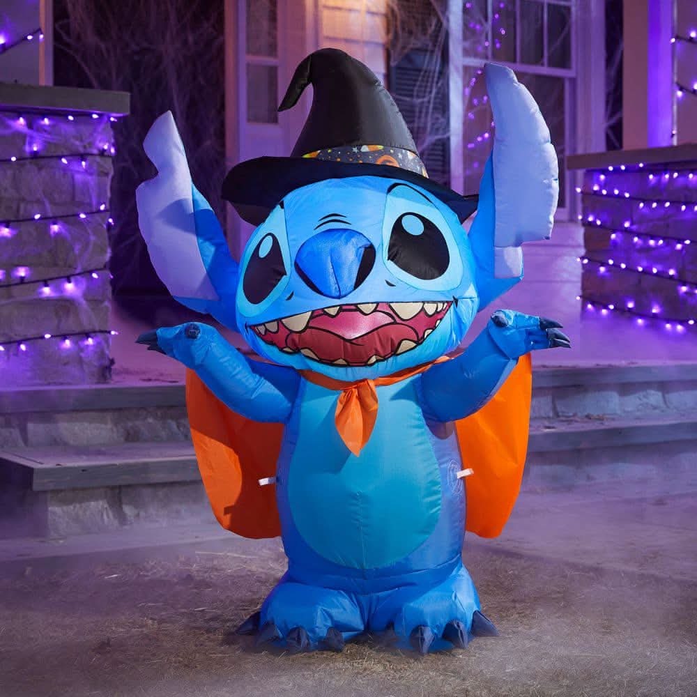 3.5 Ft Led Stitch As Witch Inflatable Airblown® I7