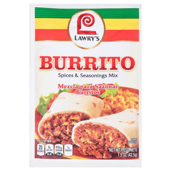 Lawry's Burrito Spices & Seasonings Mix