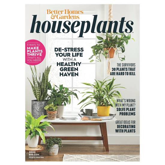 Better Homes & Gardens 2022 Farmhouse Houseplants Magazine