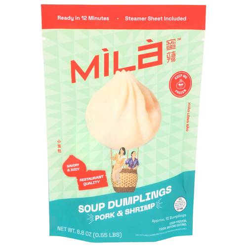 Mila Pork & Shrimp Soup Dumplings