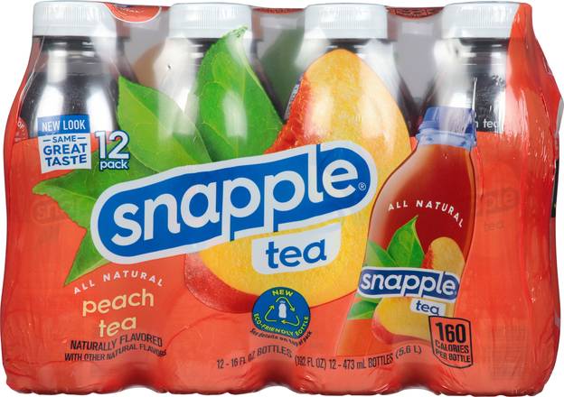 Snapple Peach Tea, 12 count