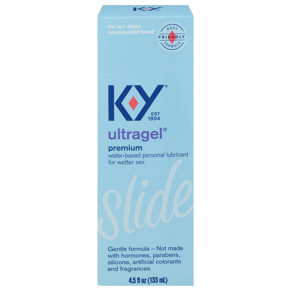 K-Y Ultragel Slide Premium Lubricant Gel (4.5 fl oz)