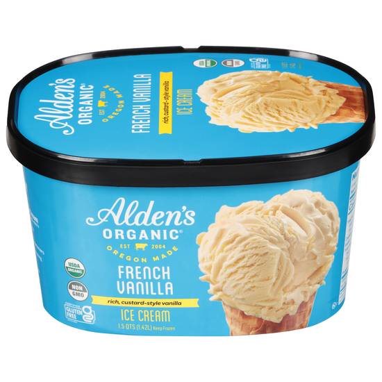 Alden's Organic French Ice Cream (vanilla)