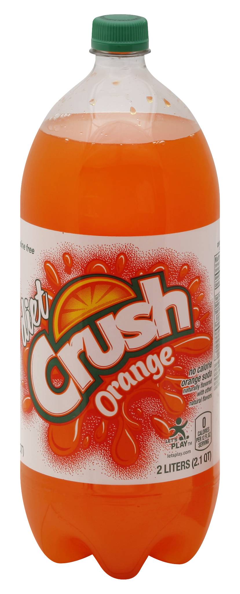 Crush Diet Orange Soda, Orange (2 L)