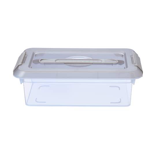 3.4Qt. Storage Bin With Lid By Simply Tidy