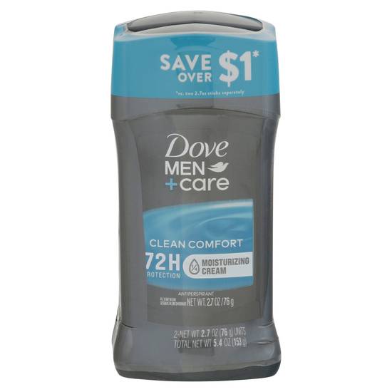 Dove Special Value Clean Comfort Antiperspirant (2 ct)