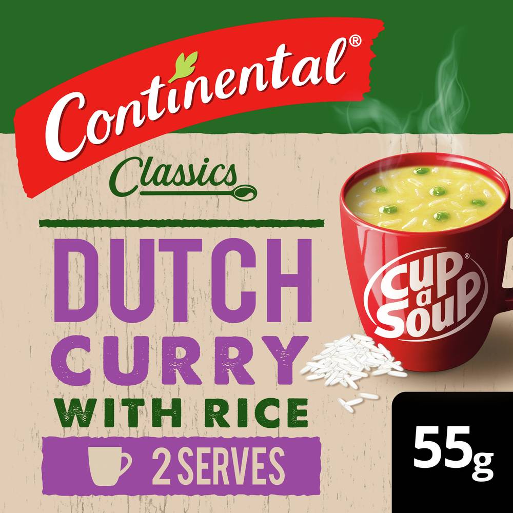 Continental Cup a Soup Dutch Curry With Rice (55g)