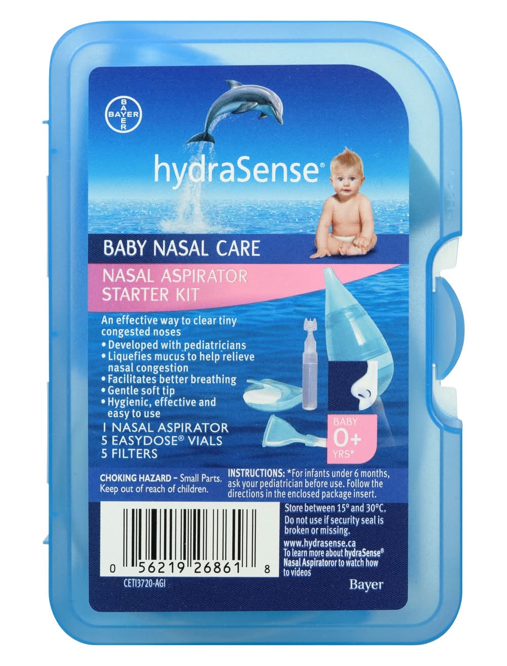 Hydrasense trousse de départ mouche bébés (1 un) - nasal aspirator starter kit for baby (1 un)