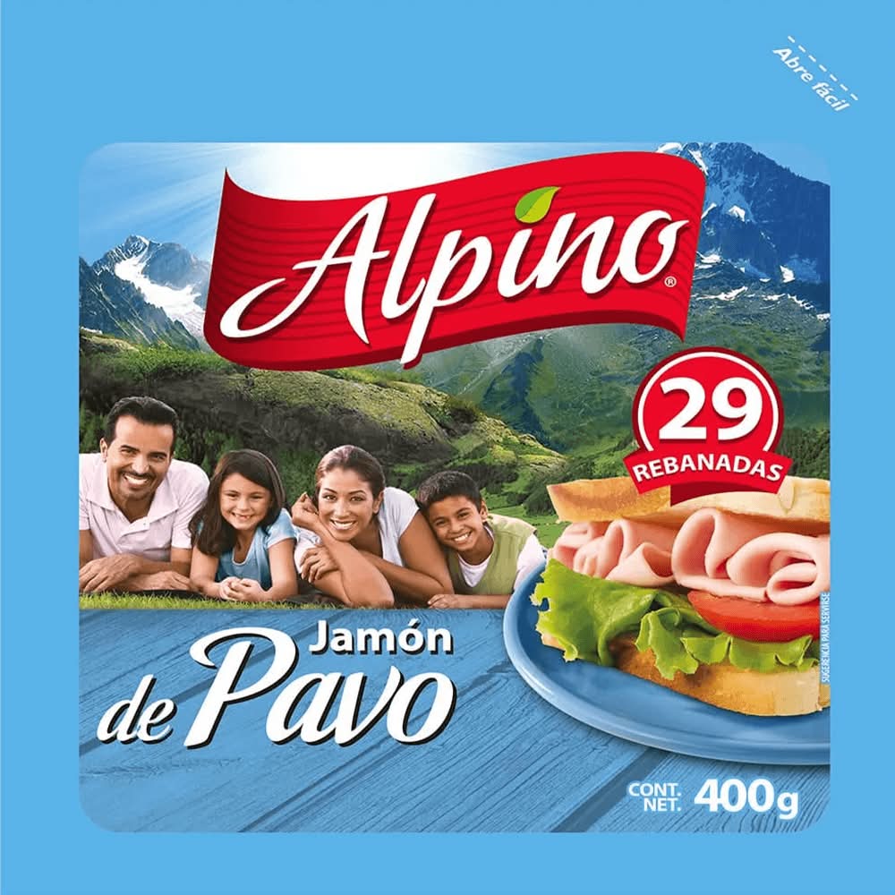 Alpino · Jamón de pavo rebanado (29 un)