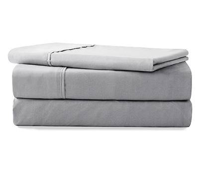 Real Living Microfiber Bed Sheet Set (twin/gray)