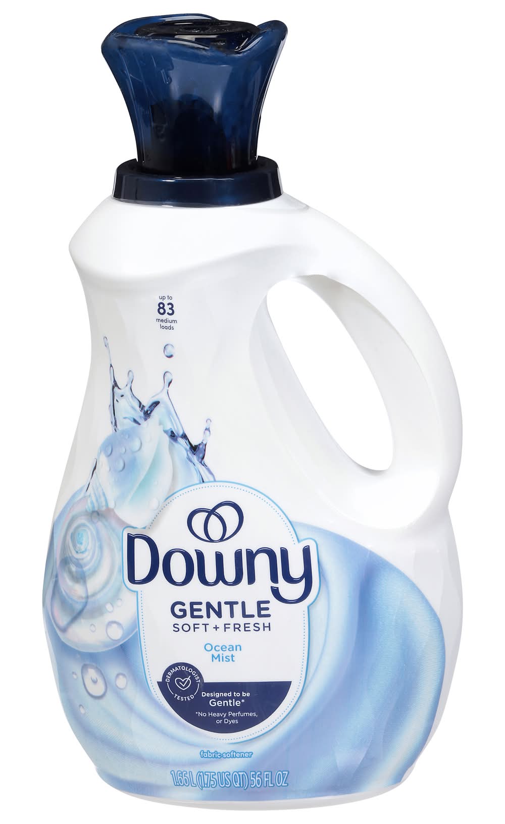 Downy Gentle Soft + Fresh Fabric Softener Liquid, Ocean Mist (56 fl oz)