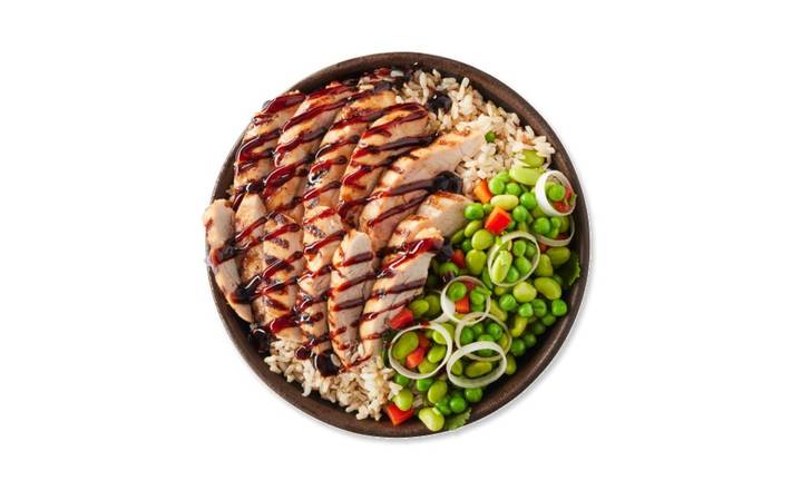 double chicken teriyaki rice'bowl