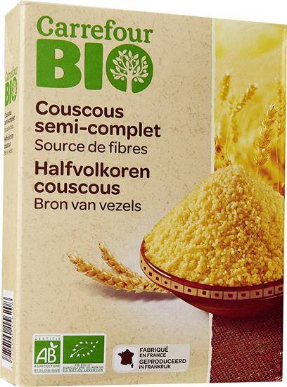 FID - Couscous bio semi-complet CARREFOUR BIO - la boîte de 500g