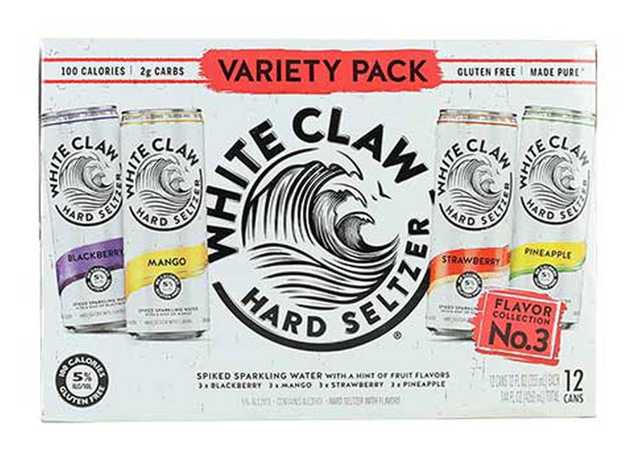 White Claw Variety Pack No. 3 - Pack Of 12