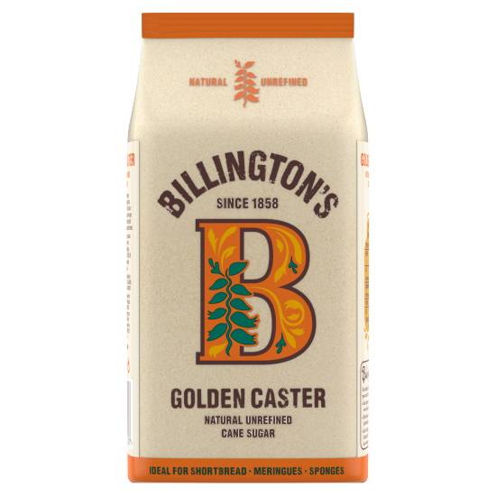 Billington's Golden Caster Natural Unrefined Cane Sugar (1kg)