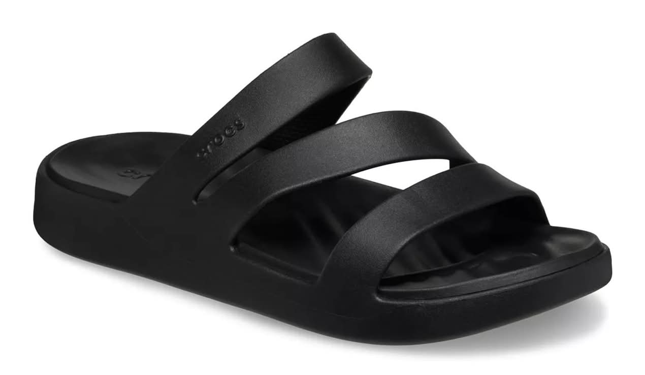 Crocs Getaway Strappy Sandal - Women's (Black Medium - 8)