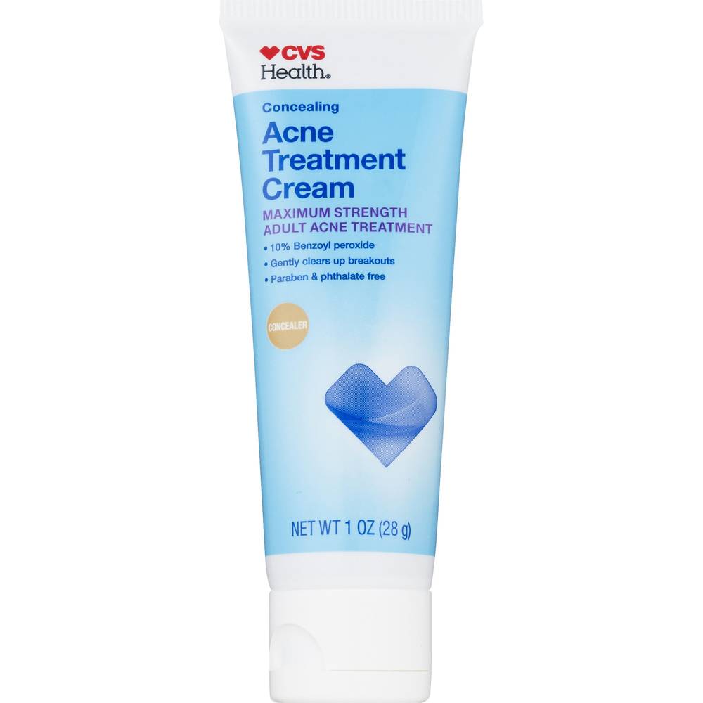 Cvs Health Concealing Acne Treatment Cream (1 oz)