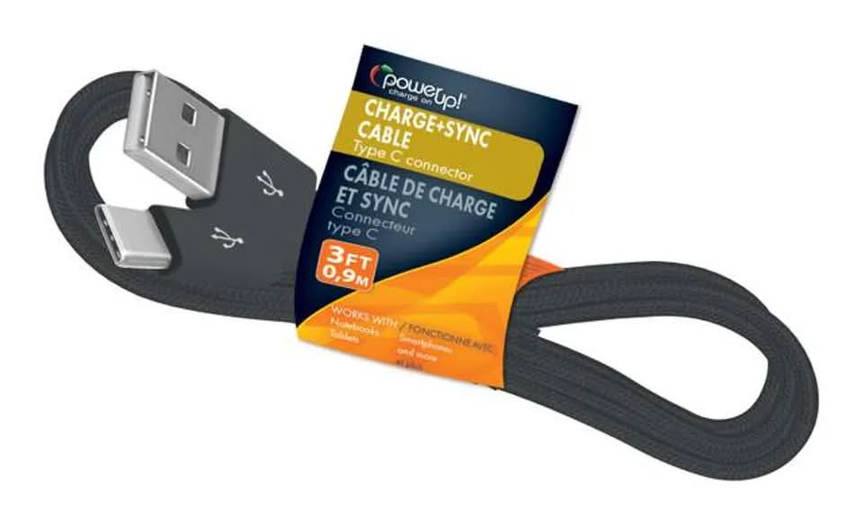 Power up USB to Type-C Cable