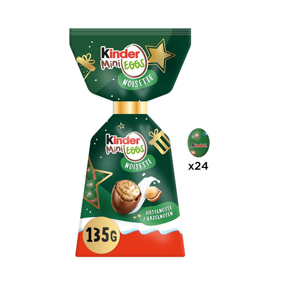 Kinder - Mini œufs en chocolat avec des noisettes (24)