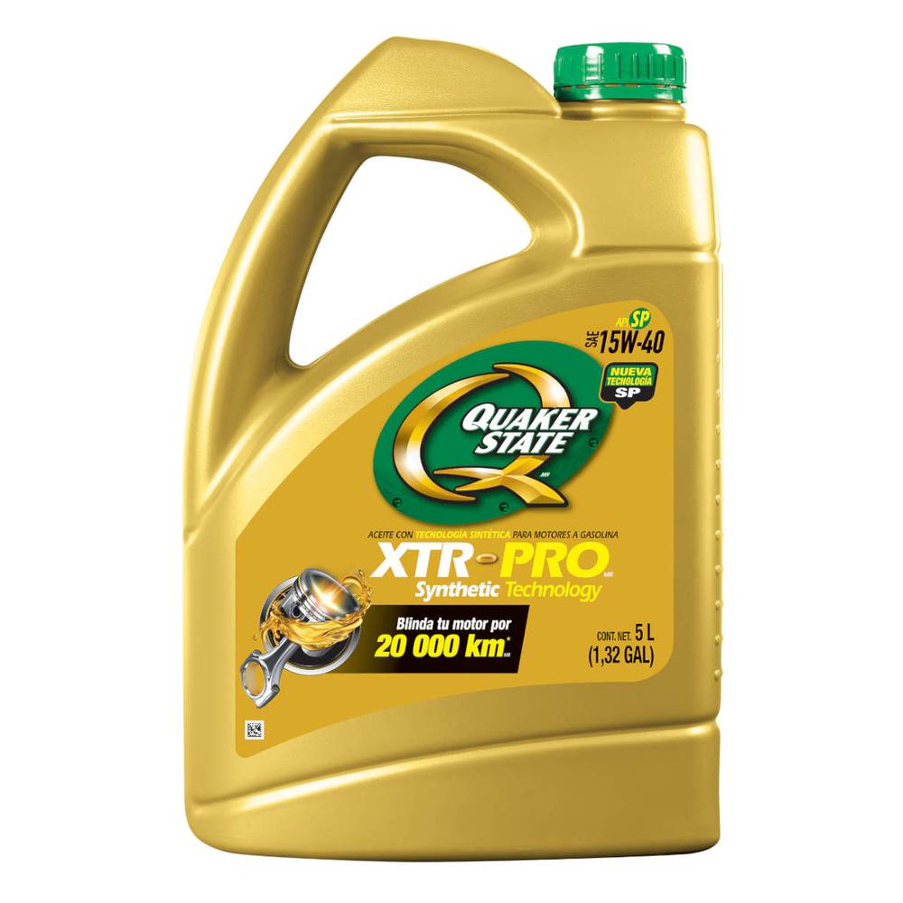 Quaker state aceite semi sintético xtr-pro 15w-40