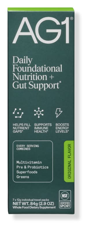 AG1 Daily Foundational Multivitamin Greens Powder 7 ct