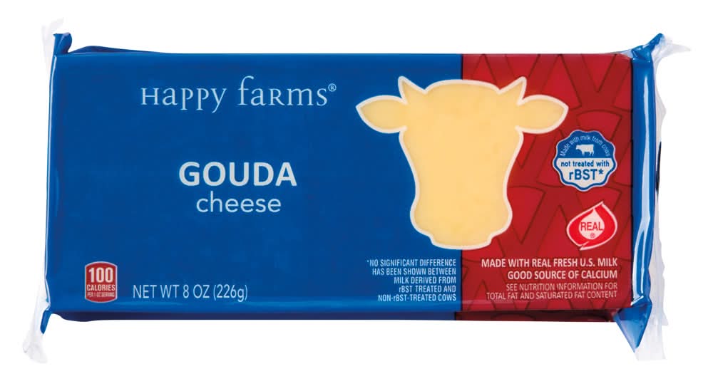 Happy Farms Gouda Cheese Block (8 oz)