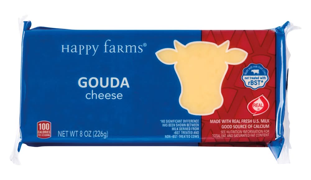 Happy Farms Gouda Cheese Block (8 oz)