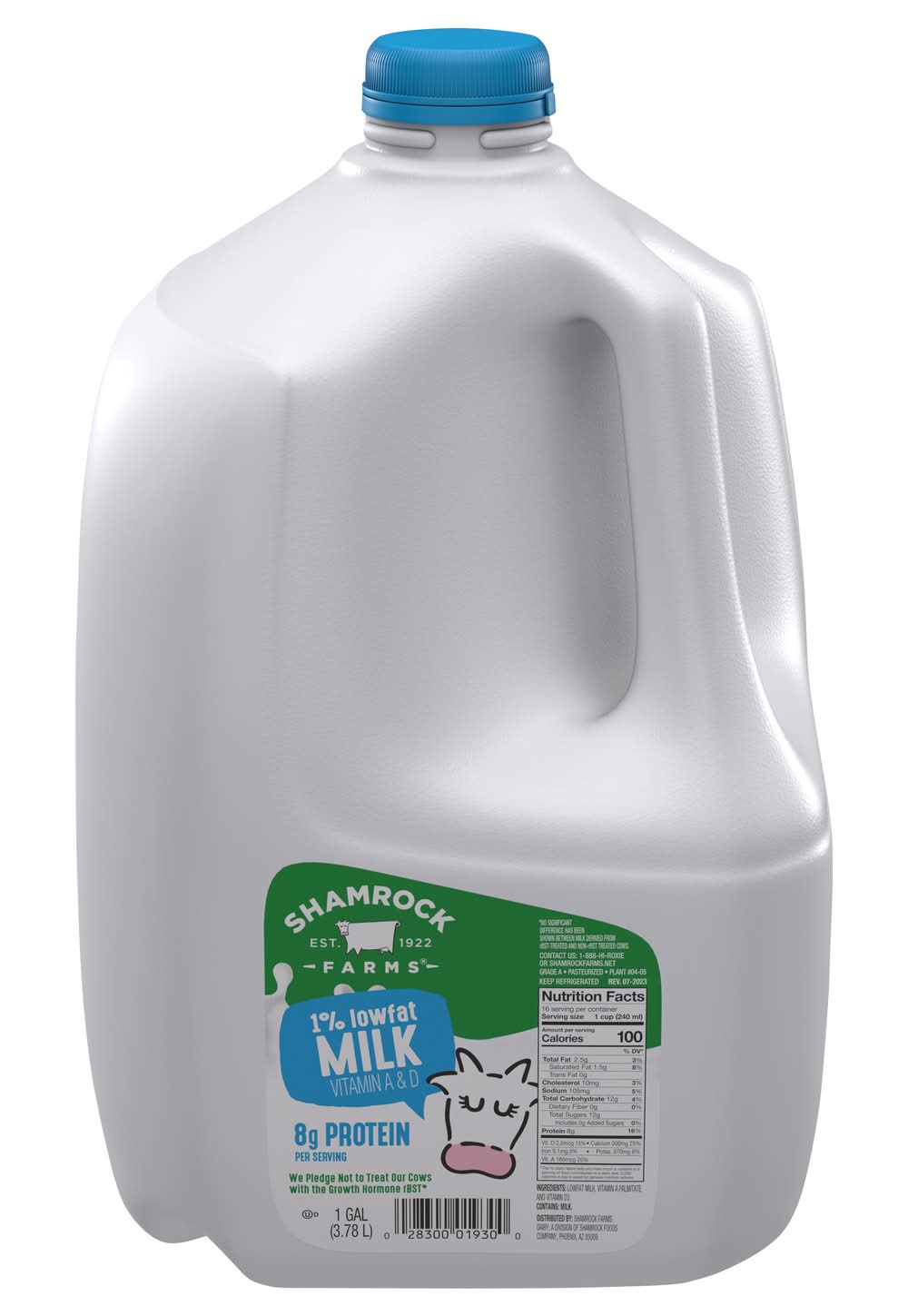 Shamrock Farms 1% Lowfat Milk (3.78 L)