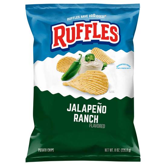 Ruffles Jalapeno Ranch Flavored Potato Chips
