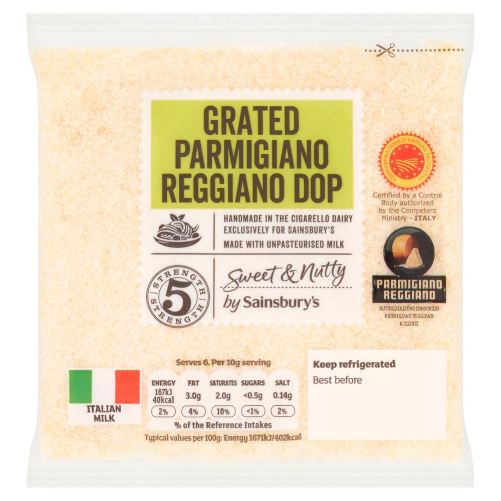 Sainsbury's Fresh Grated Parmigiano Cheese 60g