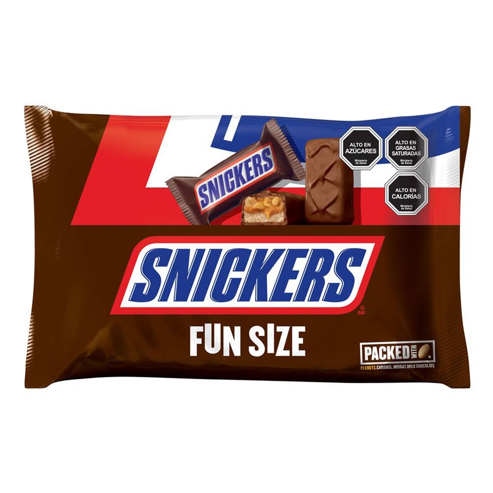 Snickers barras chocolate fun size (bolsa 300 g)