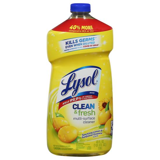 Lysol Clean & Fresh Lemon & Sunflower Scent Multi Surface Cleaner