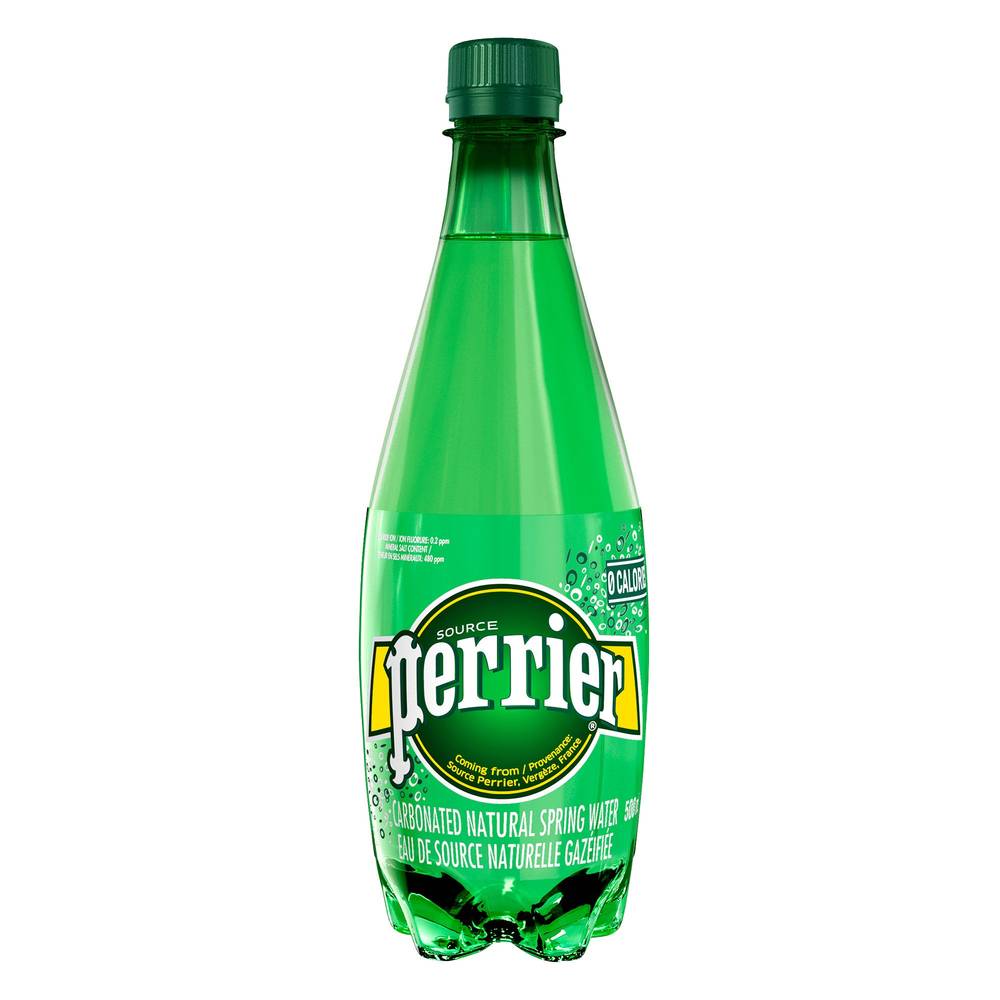 Perrier - Eau De Source Naturelle Gazéifiée (24 unités, 500 ml)