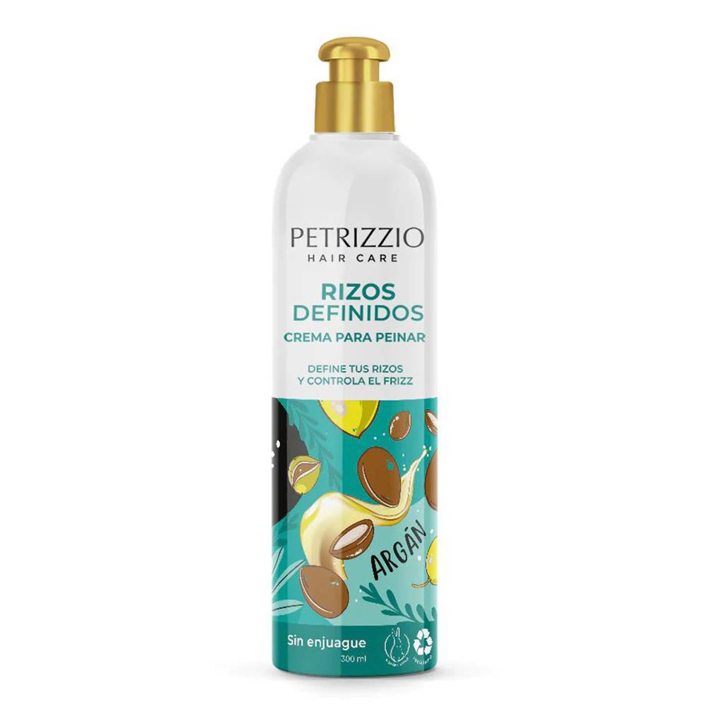 Petrizzio · Crema peinar rizos argán (300 ml)