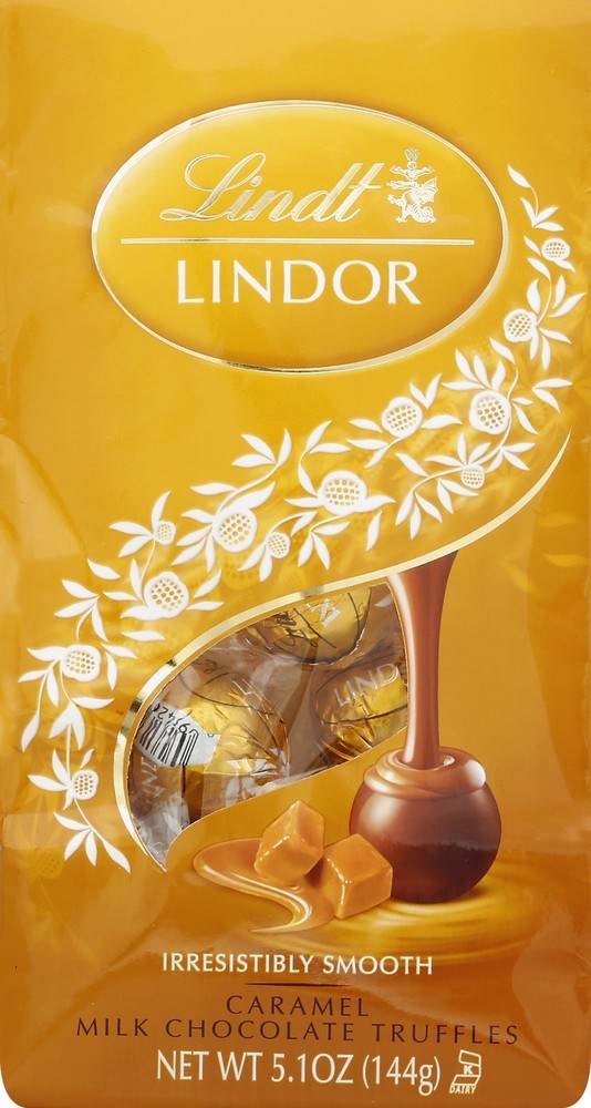 Lindt Lindor Milk Chocolate Caramel Truffles