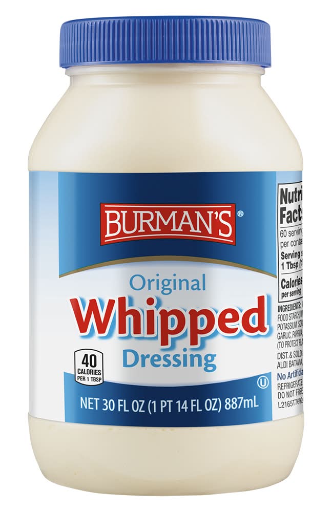 Burman's Whipped Dressing, Original (30 fl oz)