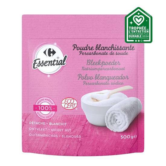 Carrefour Essential - Poudre blanchissante percarbonate de soude