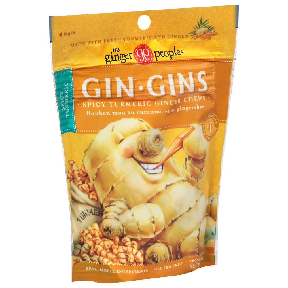 The Ginger People Gin Gins Double Strength Hard Ginger Candy (3 oz)