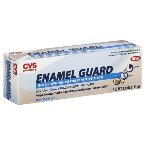 Cvs Pharmacy Enamel Guard Toothpaste (alpine mint)